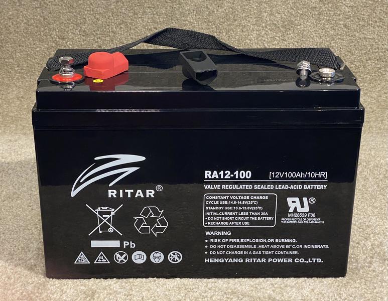 Ritar 12v 100ah Battery Ra12 100 Float Or Cyclic Use High Discharge Curren Ebay 5000